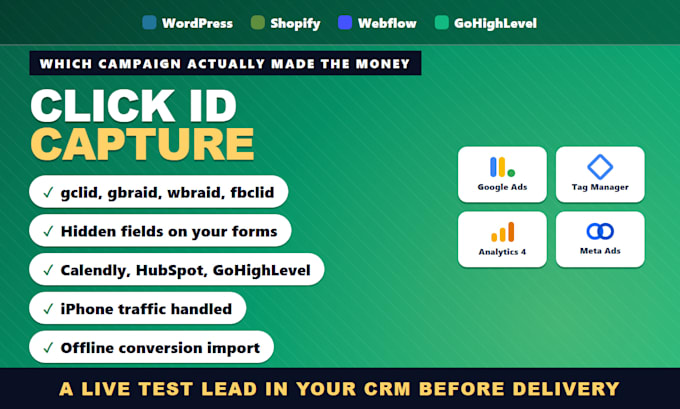 fix google ads lead tracking with gclid capture into your CRM