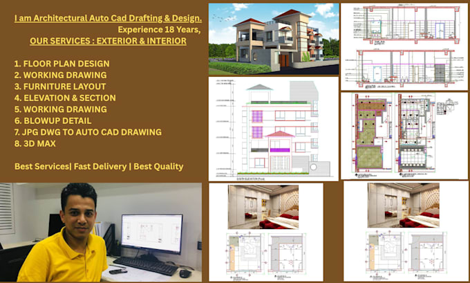 draw auto cad drafting 2d floor plan, jpg to cad detail drawing