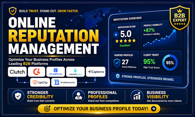 optimize clutch g2 goodfirms capterra designrush profiles for online reputation