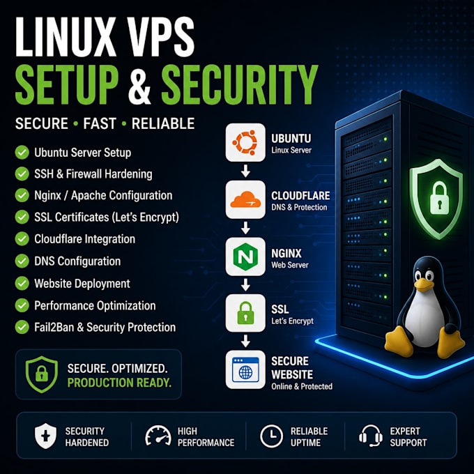 setup, secure and optimize your ubuntu linux vps server