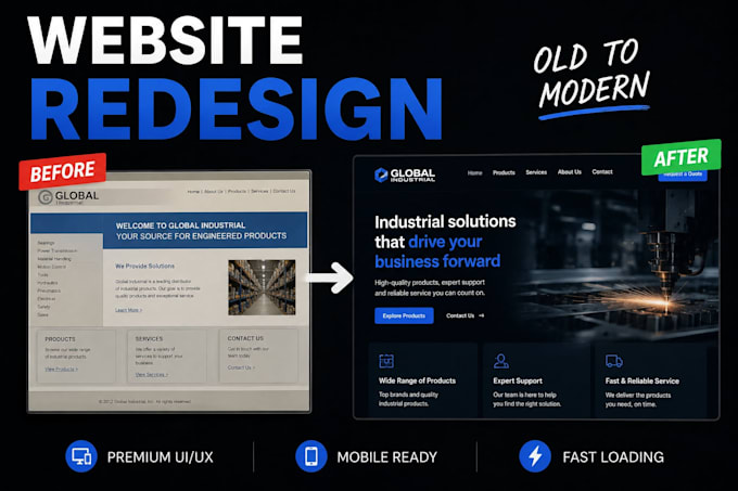 redesign your website into a mobile responsive website