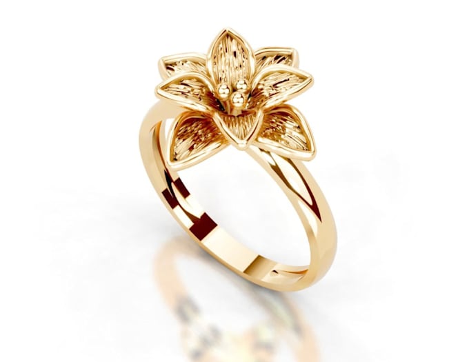 make detailed jewelry ring for you
