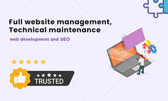 do full website management, technical maintenance, web development and SEO