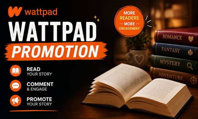 viral wattpad story marketing to 500k wattpad audience, wattpad story promotion