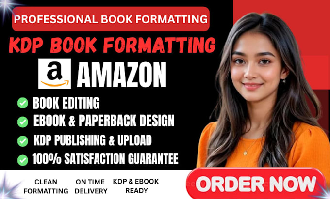 do professional KDP book formatting for kindle and paperback