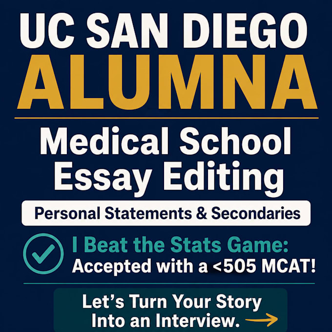help you write your secondaries for medical school