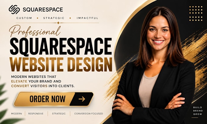 build or redesign squarespace website design and squarespace website development
