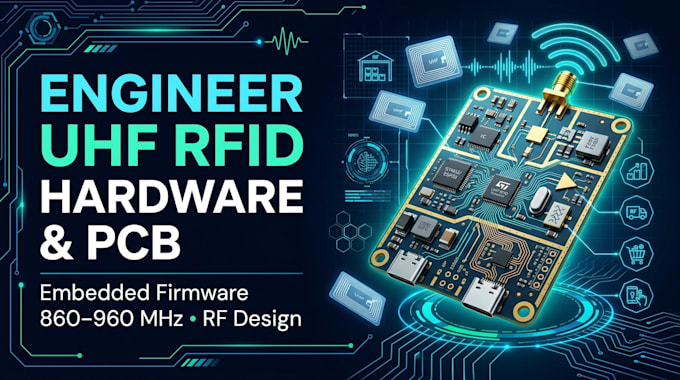 engineer uhf rfid hardware firmware and pcb layout