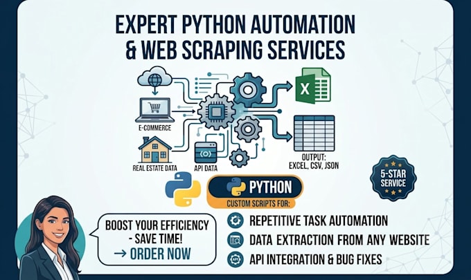 write python scripts for task automation and web scraping