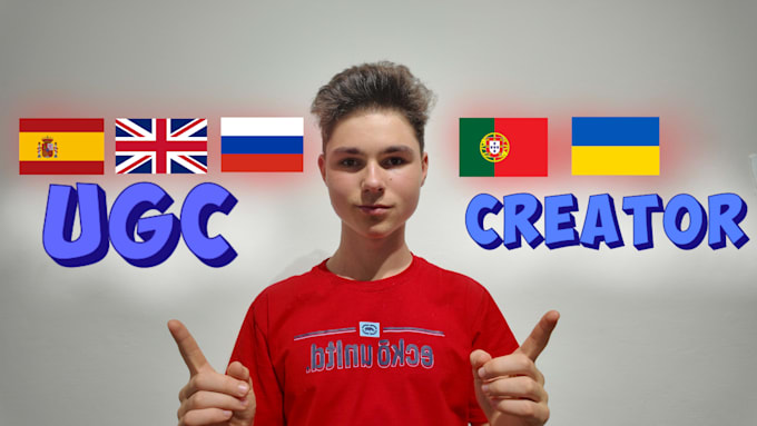 be your multilingual ugc spokesperson in 5 languages