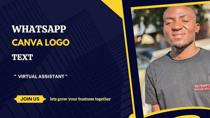 be your whatsapp virtual assistant and canva designer