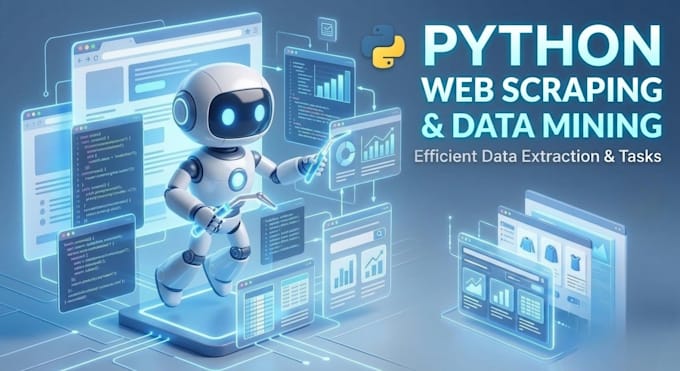 do python web scraping, data extraction, and web crawling