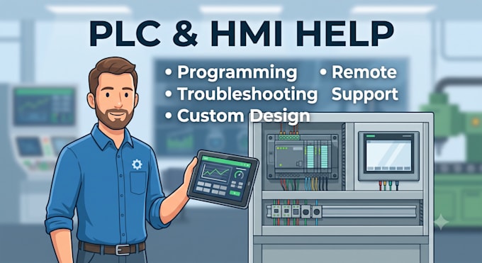 check and debug your plc and hmi program