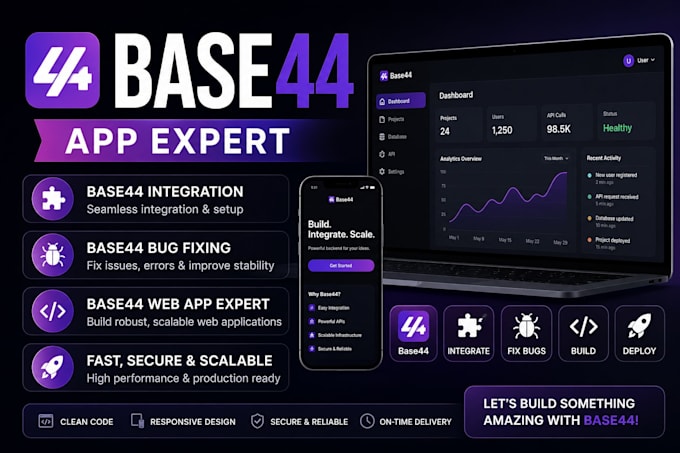 base44 app expert base44 integration base44 bug fixing base44 web app expert