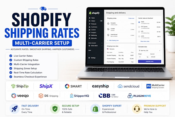 do shopify shipping rate shipzip shipx smart easyship sendcloud ph multicarrier