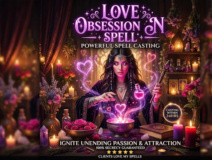 cast a powerful obsession love spell for attraction