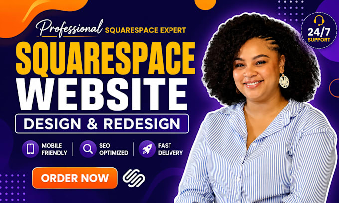 build business service squarespace website design, redesign squarespace website