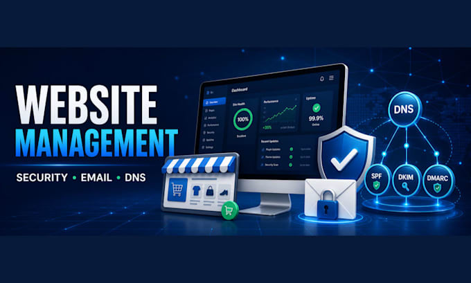maintain and secure your website, domain and business email