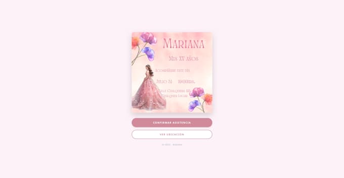 create a custom interactive digital invitation website