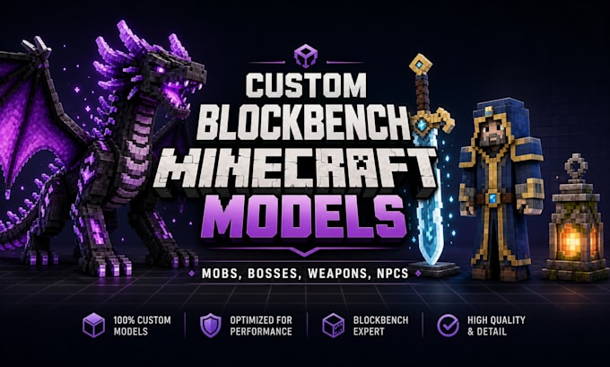 make high quality models in blockbench