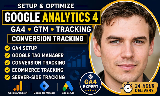 setup ga4 google analytics 4 GTM and ads conversion tracking