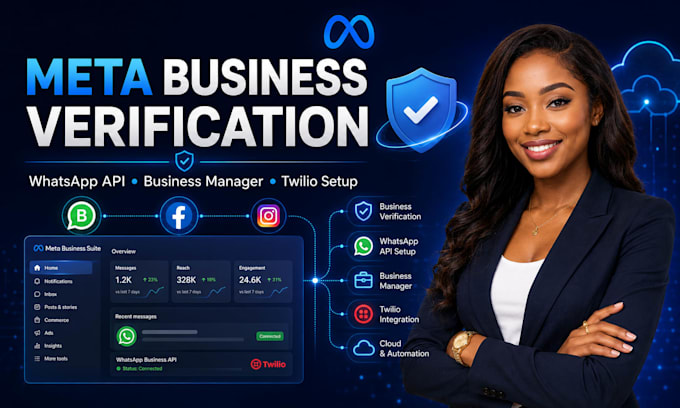fix meta business manager verification setup whatsapp business api chatbot
