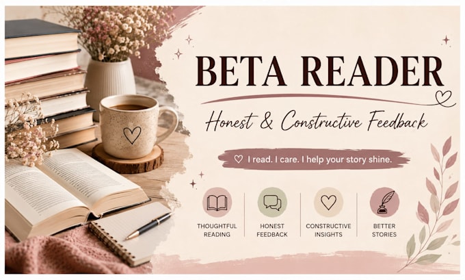 beta read your book and provide honest feedback