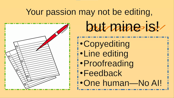 edit, proofread, and critique short stories