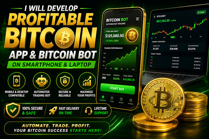 develop faster bitcoin bot, btc app on your smartphone or pc