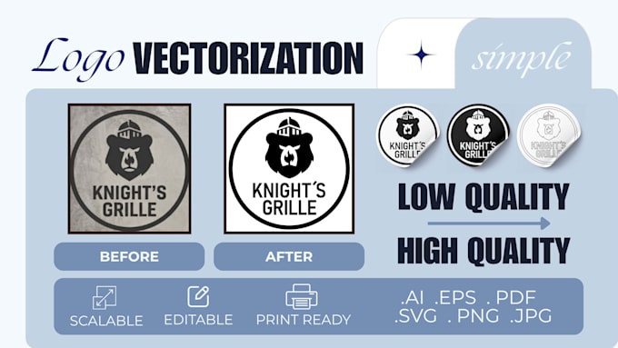 trace your ai generated jpng logo to vector