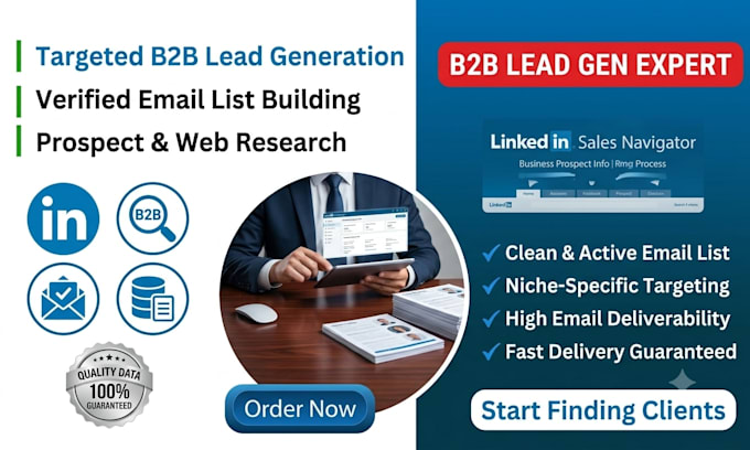 do b2b lead generation and targeted email list building