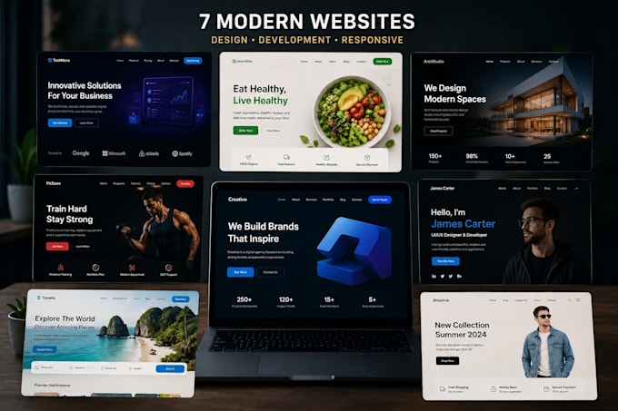 build a modern react website
