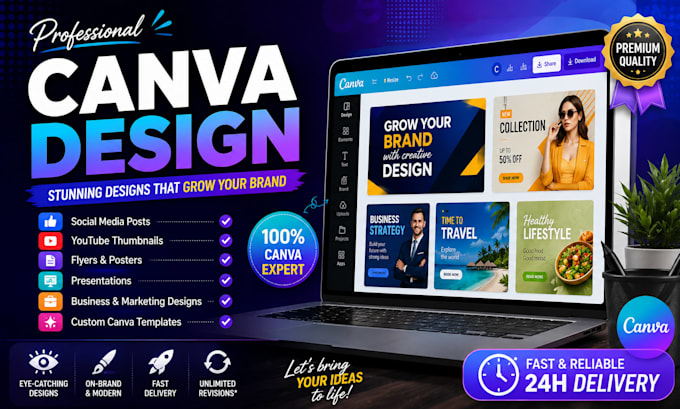 design a professional canva design
