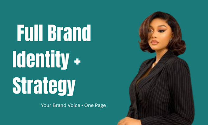 develop a full brand identity, brand guide brand book