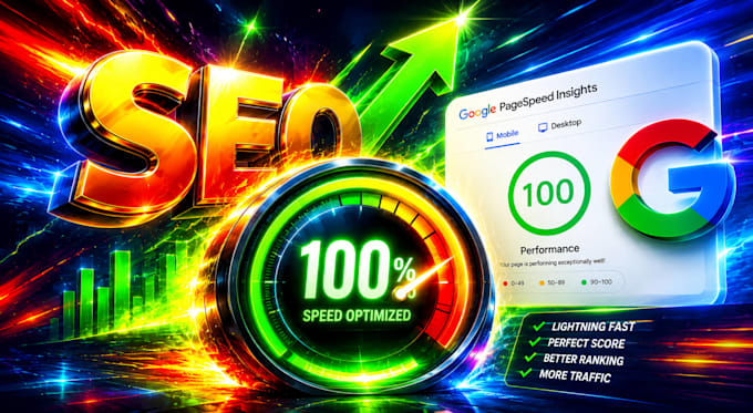 do website speed optimization, increase page speed and seo