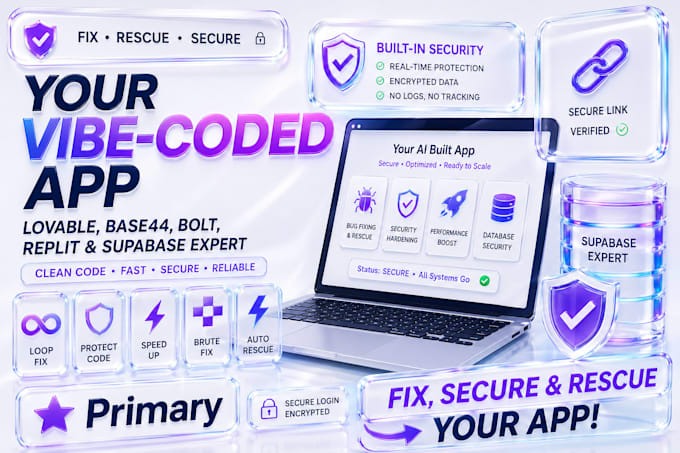 fix, rescue lovable ai website base44 bolt replit ai vibe coded app lovable dev