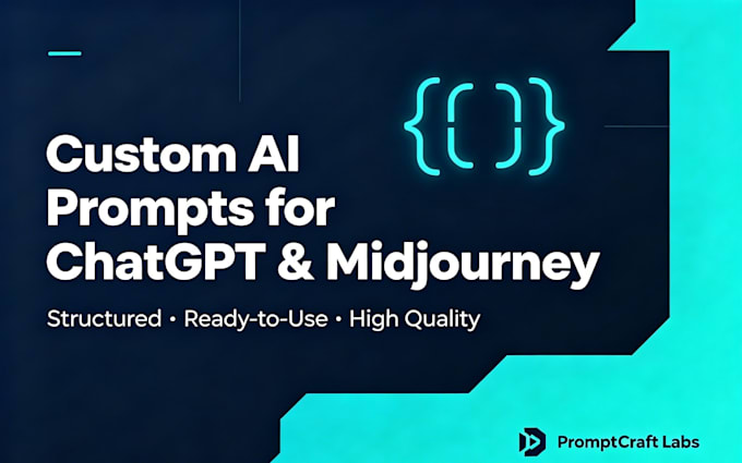 write optimized custom ai prompts for chatgpt and midjourney