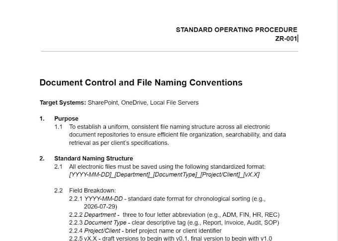 streamline your records management, file systems, and administrative data