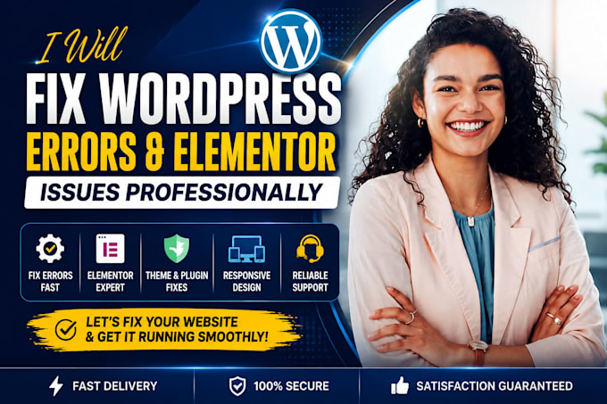 fix wordpress errors elementor issues css bugs and website problems