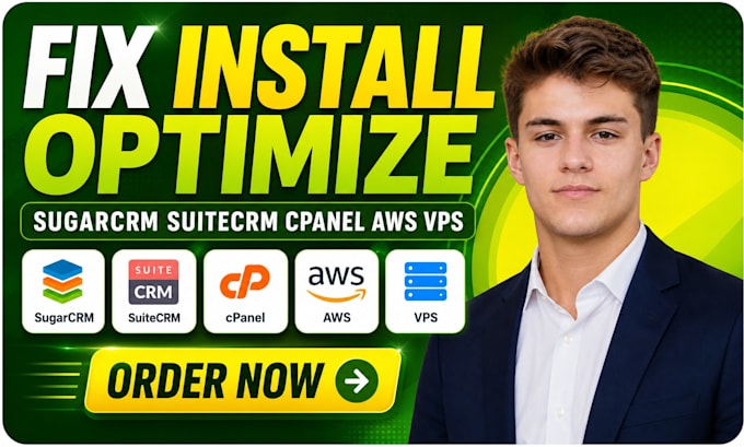 fix install optimize sugarcrm suitecrm cpanel aws vps