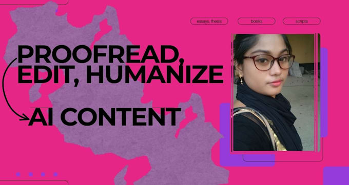 proofread, edit, and humanize your chatgpt or ai generated writing