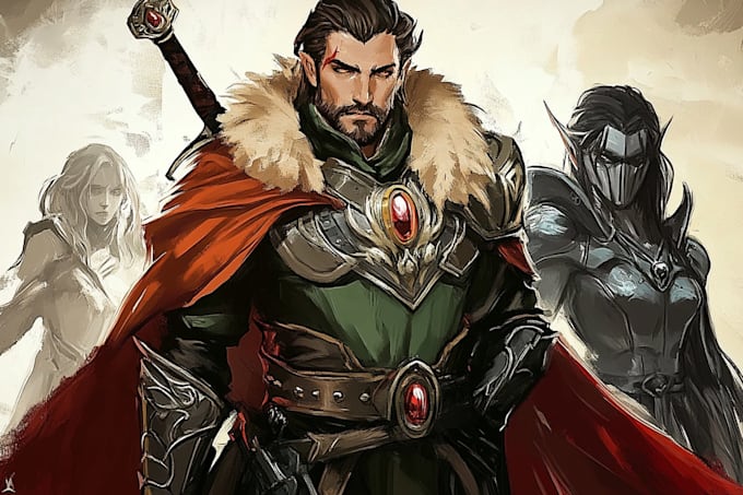 dnd character or dnd character design
