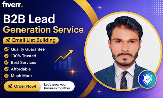do targeted b2b lead generation, web research and email list