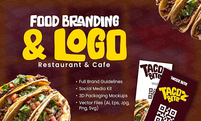 design modern food brand identity