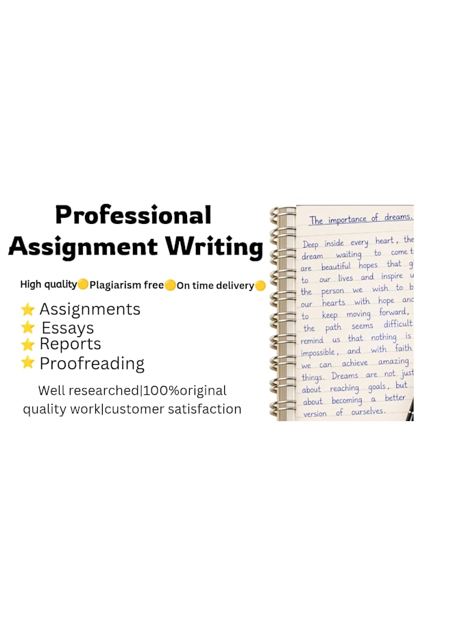 write professional assignments,essays and reports