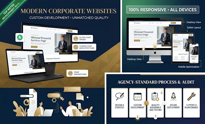 build custom modern animated website