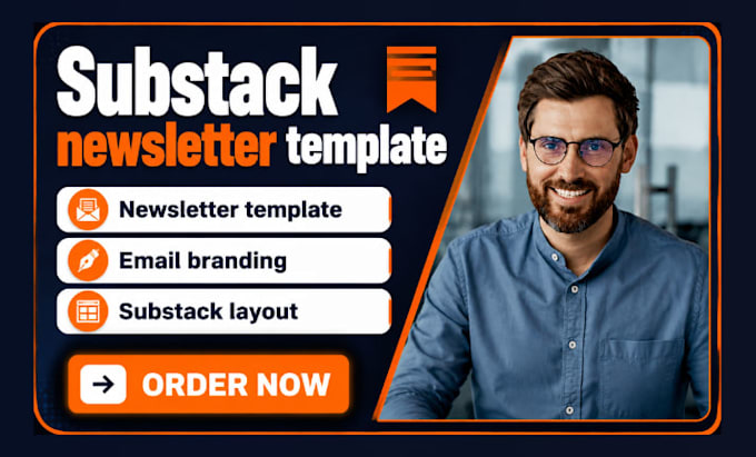 design substack newsletter substack template email branding custom layout