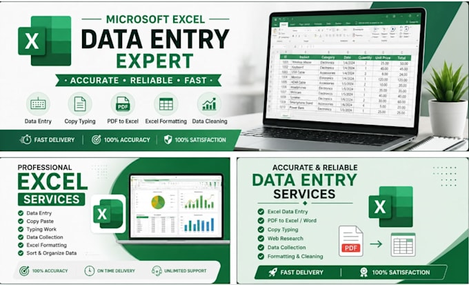 do microsoft excel data entry and spreadsheet formatting