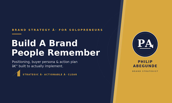 create a brand strategy and positioning plan for your personal brand