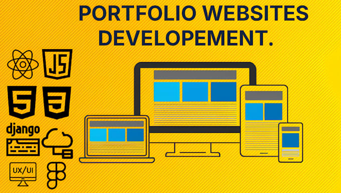 create a modern portfolio website